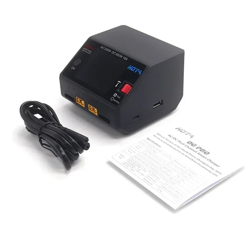 Cargador Dual HOTA D6 Pro 200W - Fpv Drone Charger reseña y precio